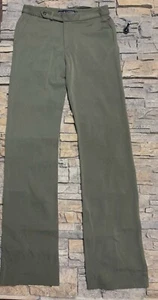 Ralph Lauren Black Label Women’s Career Dress Pants Sz 4 TALL Green Viscose USA - Picture 1 of 8