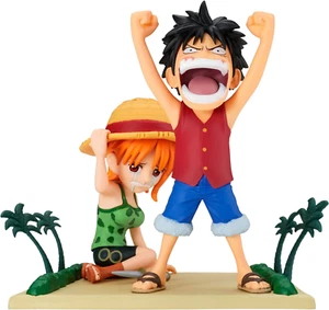 ONE Piece World COLLECTABLE Figure Log Stories - Monkey D. Luffy & NAMI - Picture 1 of 12