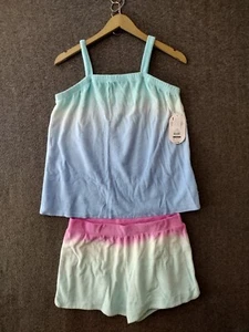 Wonder Nation Multipack 2-Pack Girls Terry Tank + Terry Shorts XXL 18 - Picture 1 of 12