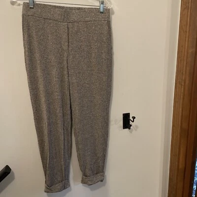 Womens J Jill Wherever Collection Brown Knit Cuffed Pants Size Xs Petite - Image 1 of 4