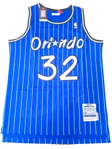 Vintage 1994-95 Shaquille O'Neal White Hardwood Classics S44 L Jersey! - Picture 1 of 10
