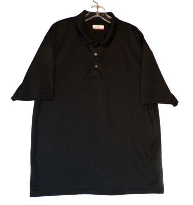 Grand Slam SIZE XL Men's Activewear BLACK Polo 100% Polyester EUC - Image 1 of 4