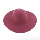 Plush Felt Capeline for Hats 30cm - HF016