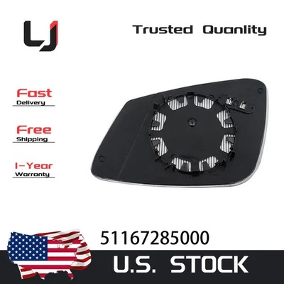 Espejo retrovisor lateral cristal para BMW E84 F22 F30 F32 F36 F39 con calefacción lado pasajero Foto 1 de 4