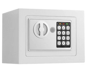Electronic Small Safe Box Money Cash Safe with Digital Keypad & Keys - Picture 1 of 2
