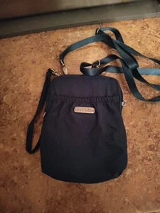 Baggallini Mini Crossbody Purse Bryant Pouch Blue RFID Protection  - Picture 1 of 4