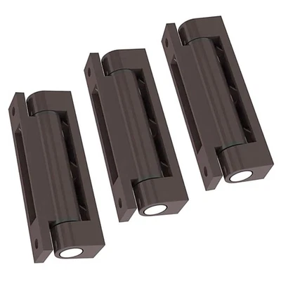 3x Scharnier Türscharnier Fensterscharnier Aufschraubband Türband Braun RAL8019 - Bild 1 von 3