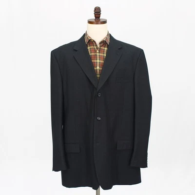 Caravelli 50L серый Sport пальто Blazer куртка проверить 3 кнопки полиэстер - Изображение 1 из 4