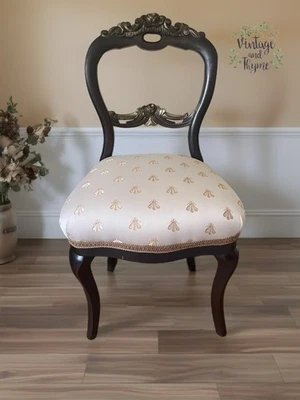Antique Balloon Back Chair - Image 1 of 4
