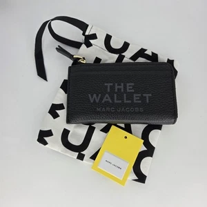 MARC JACOBS The Leather Top Zip Multi Wallet Black - Picture 1 of 9