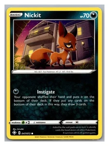 Nickit 047/072 - Pokémon Shining Fates Regular NM - Picture 1 of 3