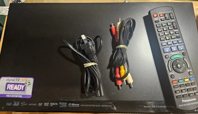 Panasonic DMR-PWT500 - 3D Blu-Ray DVD Player HDD Recorder with Remote (TESTED) - Image 1 of 4
