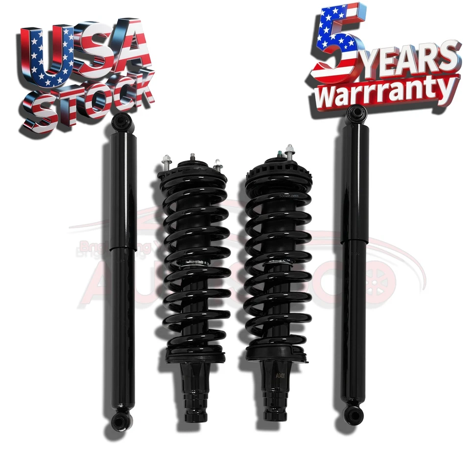 4PCS Front & Rear Strut Shock Absorbers For Chevrolet SSR 2003 2004 2005 2006 Foto 1 de 4
