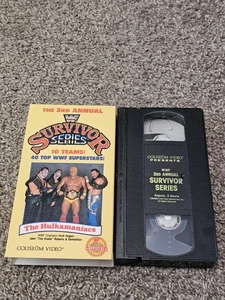 wwf SURVIVOR SERIES 1989 NON-RENTAL vhs COLISEUM VIDEO wrestling - Imagen 1 de 3