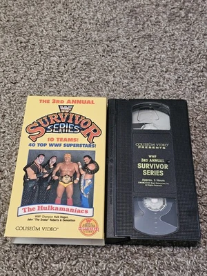wwf SURVIVOR SERIES 1989 NON-RENTAL vhs COLISEUM VIDEO wrestling - Image 1 of 3