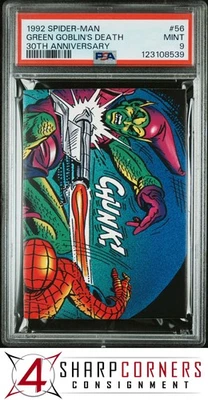 1992 SPIDER-MAN 30TH ANNIVERSARY #56 GREEN GOBLIN'S DEATH POP 5 PSA 9 - Image 1 of 3