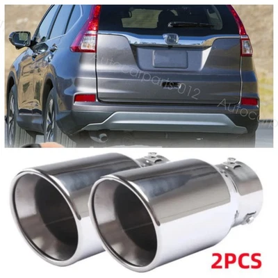 2x Car Exhaust Rear Tail Throat Muffler Tailpipe For SAAB 9-3 US STOCK - Imagem 1 de 4