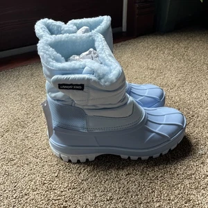 Botas de Nieve Lands' End Flurry Max Aislante Impermeables Azul Claro Talla 7 Juvenil - Imagen 1 de 11
