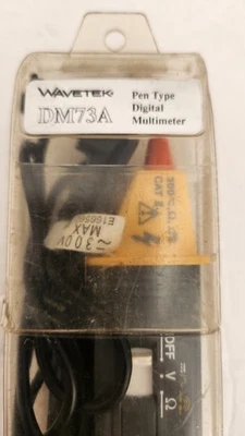 Multímetro digital tipo bolígrafo Wavetek DM73A funciona y buen estado Foto 1 de 4