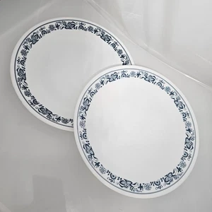 "Juego de 2 platos de cena Corelle Old Town cebolla azul 10-1/4"" de colección cocina azul blanco" - Imagen 1 de 8