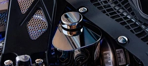Cubierta de cilindro maestro ACC para Ford Mustang 2015-20-2 piezas acero inoxidable/pulido - Imagen 1 de 2
