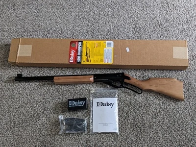 Daisy 499B Champion BB Gun, .177 Cal Sling Black Wood w/ Box & Manual EXCELLENT - Image 1 of 4