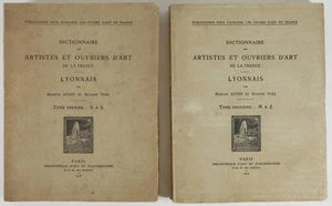 AUDIN et VIAL Dictionnaire des artistes et ouvriers d'art du Lyonnais 1918-9 -2v - Picture 1 of 1