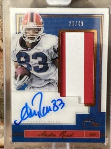 2018 Panini One Patch Autographs Andre Reed #1 45/49 (AU, MEM) - Bild 1 von 1