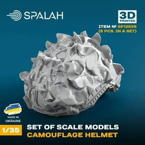 Casco camuflaje (5 piezas) Kit modelo escala para diorama 1:35 Spalah SP12535 - Imagen 1 de 4