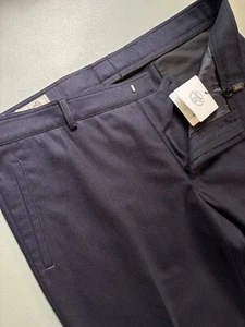 Pantalone Hermes in lana di flanella taglia 38 vita (48) nuovo con etichetta - Foto 1 di 11