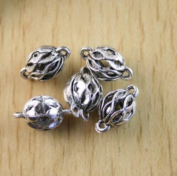 8Pcs 17*10mm Tibetan Silver Colo Roval Shape Hollow Link Charms H1136 - Image 1 of 1