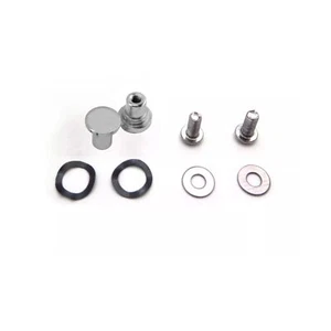 Kit de pestillo desmontable cromado tuerca/perno/perno con arandelas de perno para Harley Davidson - Imagen 1 de 4