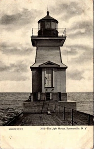 Summerville, NY, Lighthouse, 1908, Post Card, #1571 - Picture 1 of 2