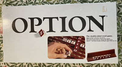Option - Double-Sided Word Game, 1985 Parker, Vintage Complete 100% complete - Image 1 of 4