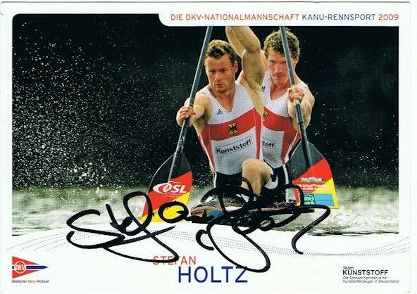 Stefan Holtz (4 x Weltmeister Kanu), sign. AK - Bild 1 von 1
