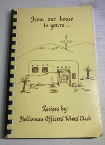 Vintage Cook Book Air Force Base Cookbook Holloman AFB Officers Wives Club - Picture 1 of 5