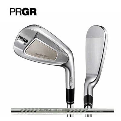 MINT Golf Iron Set PRGR 01 Spec Steel Ⅲ 095 Ver.2 M-43 (S) 6pcs 5-P JAPAN - Image 1 of 2