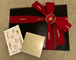 RARE Big Black Chanel Vip Gift A4 Files Document Pouch Large Clutch PU Faux - Picture 1 of 4