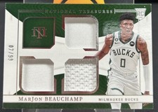 Marjon Beauchamp 2022-23 Panini National Treasures 07/99 Patch Triple RC#RTM-MJB