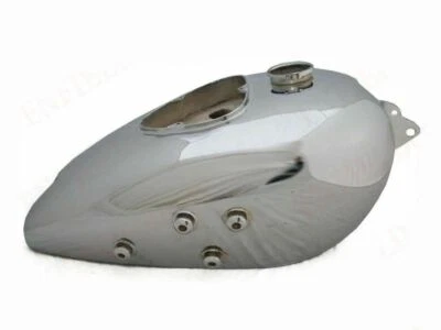 Bsa Blue Star Empire Star Q8 1936 acero cromado tanque de combustible de gasolina Foto 1 de 4