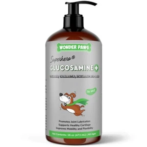Premium Liquid Glucosamine for Dogs – All Ages (16 oz) - Picture 1 of 7