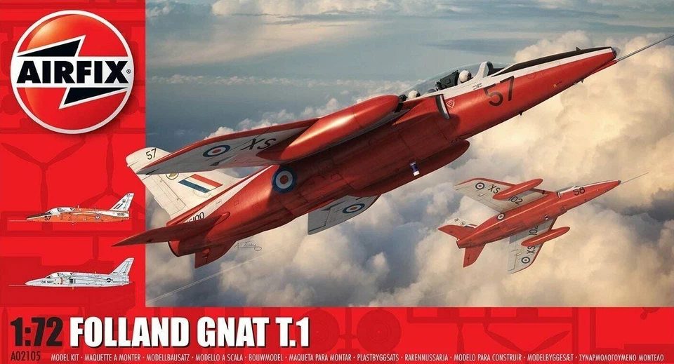 Folland Gnat T.1 - 1/72 - Airfix - 02105 - Immagine 1 di 1