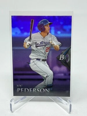2014 Bowman Platinum Baseball Joc Pederson Purple Holo Card #BPCP19 - Image 1 of 2