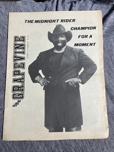 The Grapevine - NWA Wrestling Midnight Rider Ric Flair 1983 Orlando Magazine VTG - Picture 1 of 4
