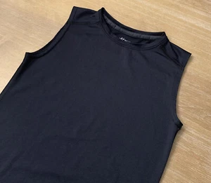 BCG Dri Fit Tank Top Boys Youth Black Compression Fitted- Medium 10-12 - Picture 1 of 8