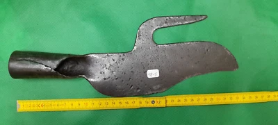 Outil Ancien Forgé, SERPE AVEC ERGOT, coupe-gui, serpette, croissant, émondoir - Photo 1/4