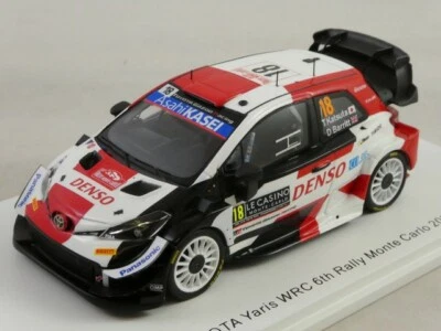 Spark Toyota Yaris WRC #18 Katsuta Monte Carlo 2021 1/43 S6585 - Immagine 1 di 3