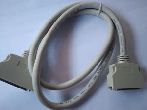 100cm SCSI KABEL 50 Pol auf 50 pin MINI-CENTRONIX male Half Pitch voll belegt - Bild 1 von 5