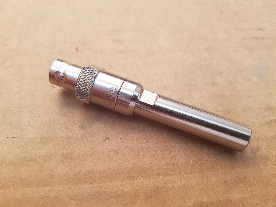 Trompeter TEI 14949 AD1 Patch Panel Connector BNC(f) - RCA(m) Plug .070" Adapter - Image 1 of 1