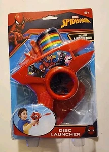 New Marvel Spider-Man Foam Disc Launcher 6 soft foam disks free shipping - Picture 1 of 3